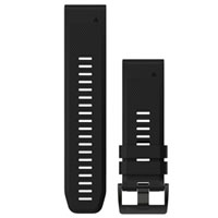 QiuckFit 26 Watch Bands, Black Silicone